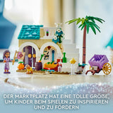 LEGO 43223 Disney Wish Asha in Rosas City, Wish Movie Set met markt, Asha minipop, Valentino als speelgoedgeit en sterfiguren, cadeau voor kinderen vanaf 6 jaar, bouwsets voor meisjes en jongens Besuche den LEGO-Store