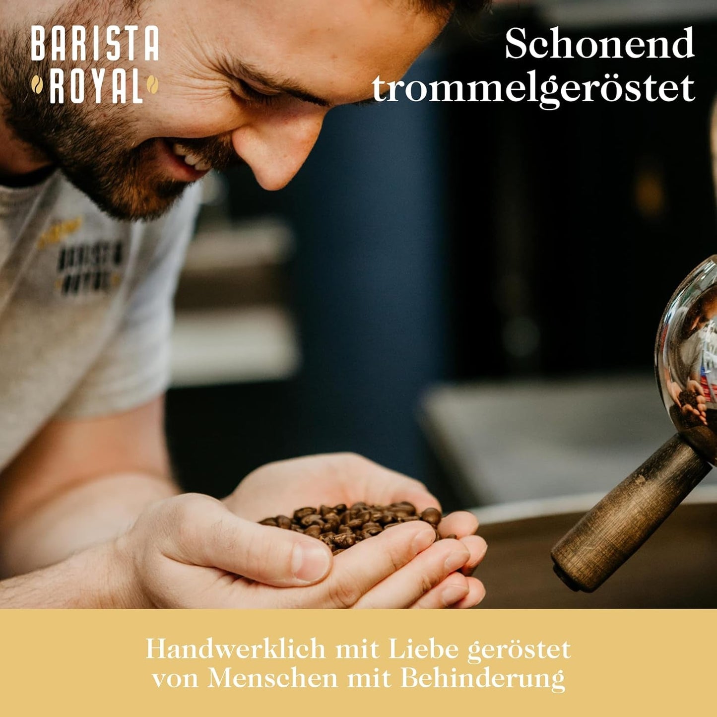 BARISTA ROYAL Bio Kaffeebohnen 1kg "Speciale Selectie" | Frische Kaffeebohnen direkt gehandelt | 70% Arabica, 30% Robusta Kaffee Ganze Bohnen | Ideaal voor volautomatische en filtermachines