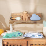 - Change Water Essential babydoekjes x70 - Toiletartikelen van plantaardige vezels - 99% ultragezuiverd water - Hygiëne vanaf de geboorte - Hersluitbaar deksel