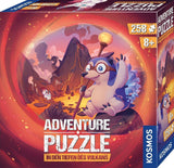 KOSMOS 684853 Den Tiefen Des Vulkans avonturenpuzzel, 258 stukjes, interactieve avonturenpuzzel voor kinderen vanaf 8 jaar, ontdek een avonturenverhaal met elk puzzelstukje Naty Shop Standaardtitel