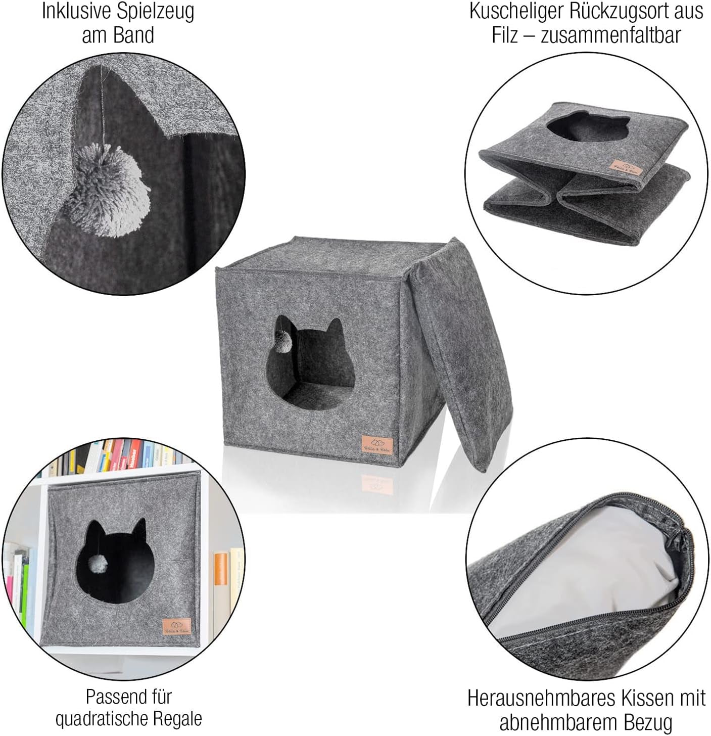 Dekens en meubels, Huisdieren, Grotten & Huizen, Katten, Kattenbedden, Katten - bedden, matrassen