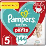 Pampers (oude versie), slipje, maat 4, 9 kg-15 kg, pakket van drie (1 x 88 luiers)
