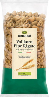 Pipe Rigate biologische volkorenpasta, vegan, 500 g
