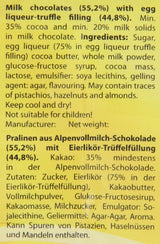 RCP Verpoorten Minis, Advocaattruffels, Alpenmelkchocolade, Vloeibare vulling, Bevat alcohol, Geweldig cadeau, 110 g (Pak van 2)