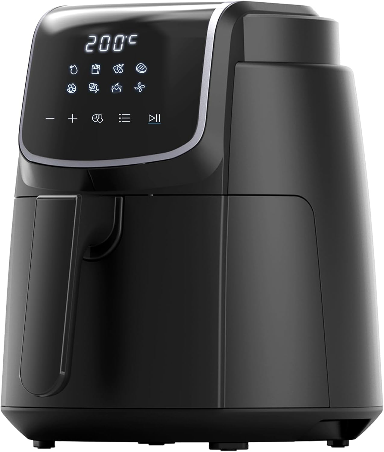 Midea Heteluchtfriteuse 2L, 1150W Airfryer, Olievrij, Heteluchtfriteuse, Automatische uitschakelfunctie Huishoudelijke apparaten Naty Shop 4L