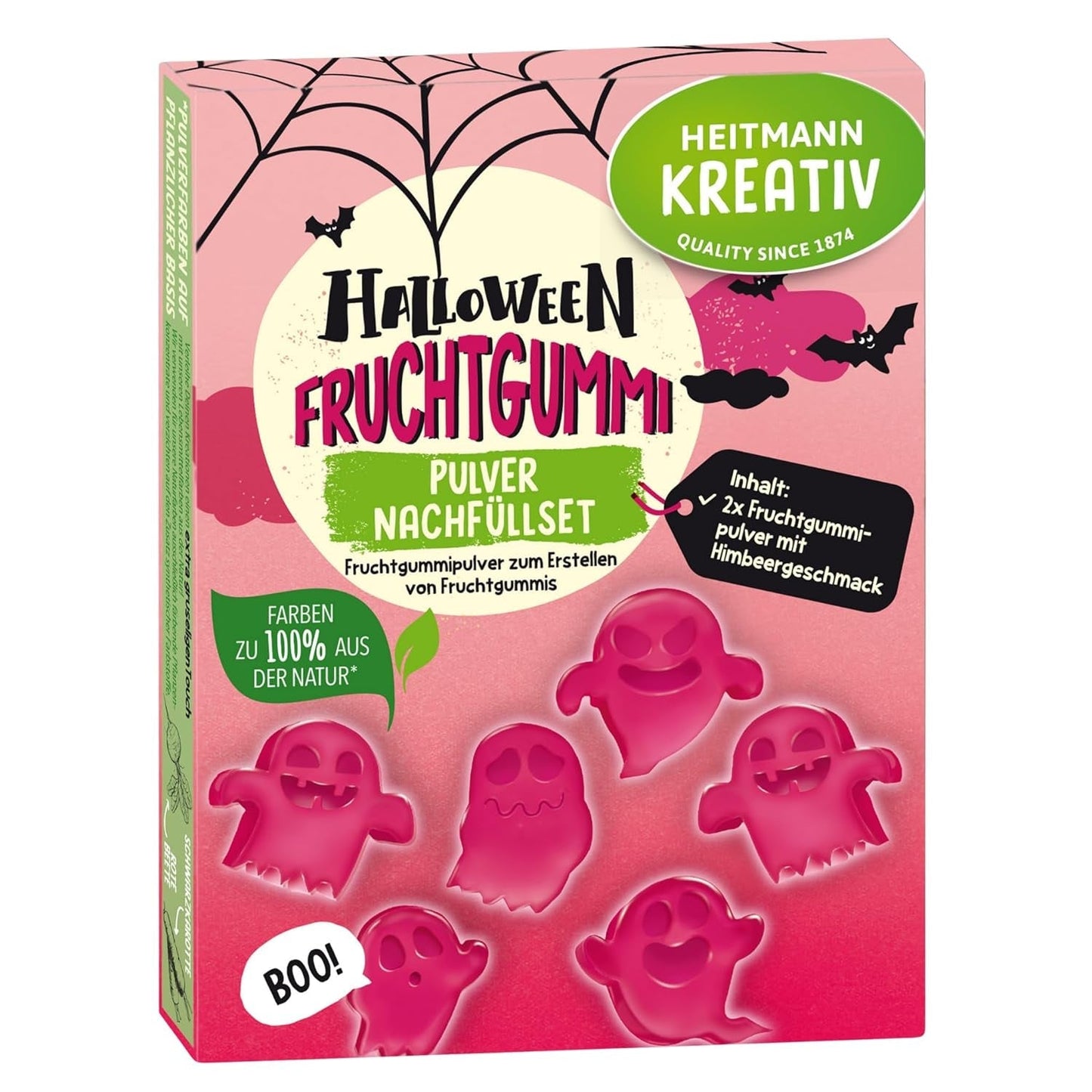 HEITMANN KREATIV Halloween-fruitkauwgomvervangingsset - Frambozensmaak