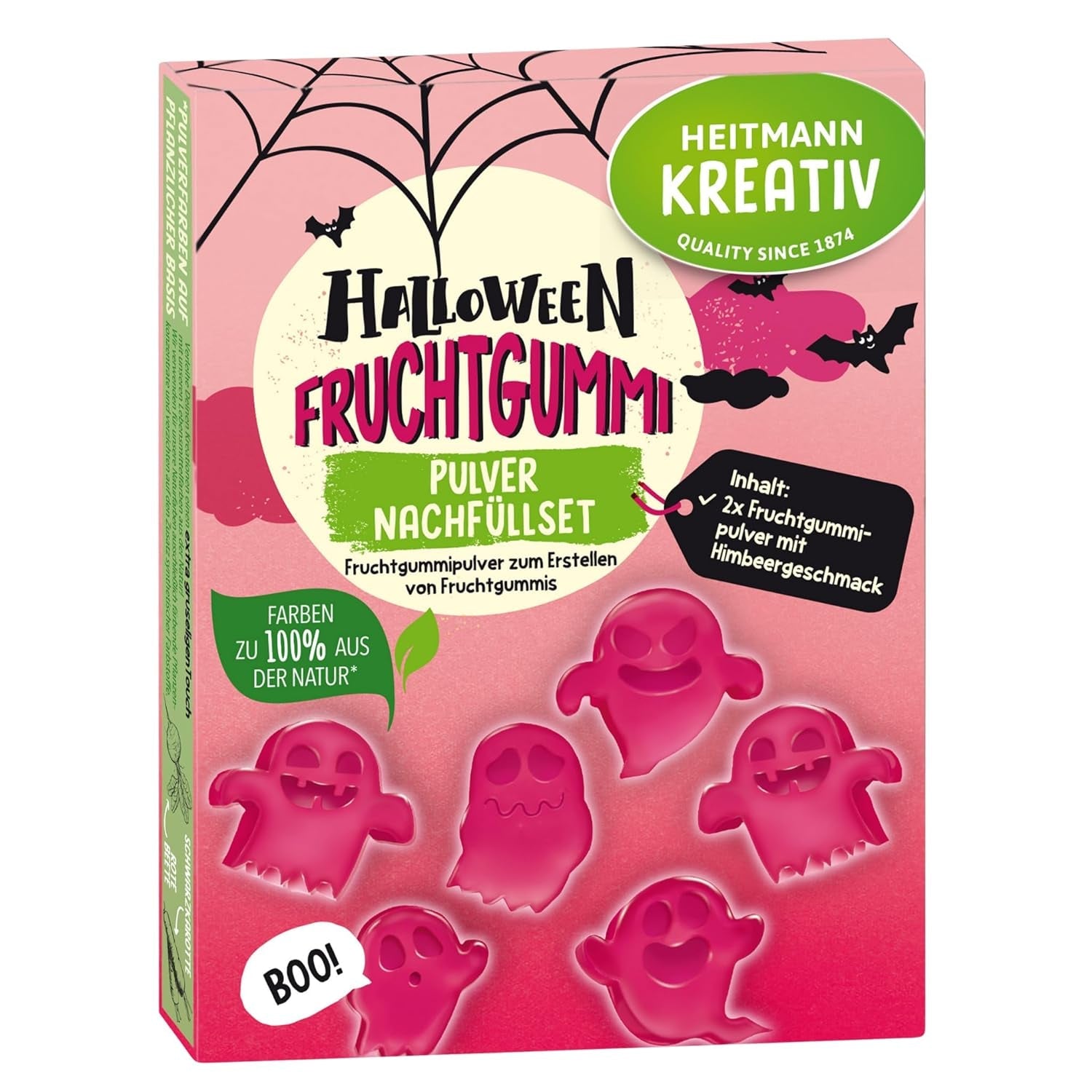 HEITMANN KREATIV Halloween-fruitkauwgomvervangingsset - Frambozensmaak