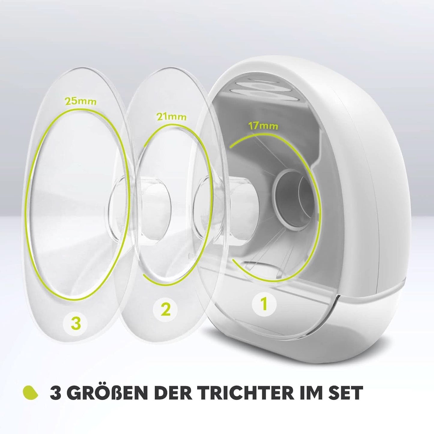 Elektrische borstkolf LIONELO Fidi Free 2, massagemodus, 5 intensiteitsniveaus Accessoires Voeding en borstvoeding Bebe Naty Shop