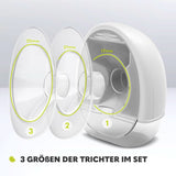 Elektrische borstkolf LIONELO Fidi Free 2, massagemodus, 5 intensiteitsniveaus Accessoires Voeding en borstvoeding Bebe Naty Shop