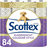 Gewatteerd toiletpapier (12 pakjes van 7 rollen) - zacht en comfortabel - milieuvriendelijk - duurzaam