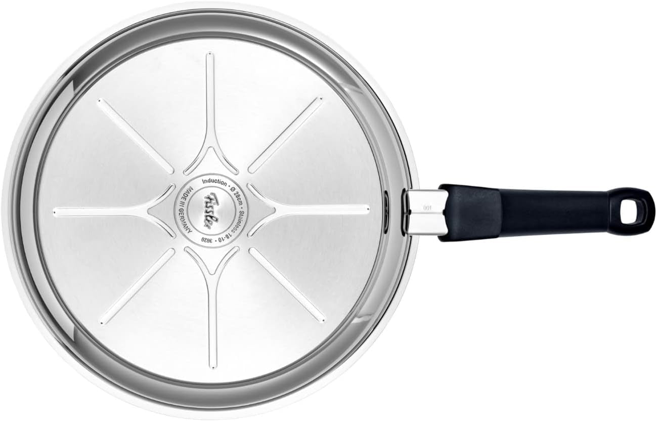 Fissler Adamant Premium, roestvrijstalen pan, antiaanbaklaag, krasbestendig - Inductiepotten en pannen Naty Shop