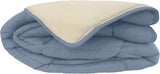 Poyet Motte Calgary dekbed, polyester, olie/mastiek, polyester, petroleum/mastiek, 260 X 240 X 1 Cm Quilts en quilts Naty Shop 260X240X1 cm