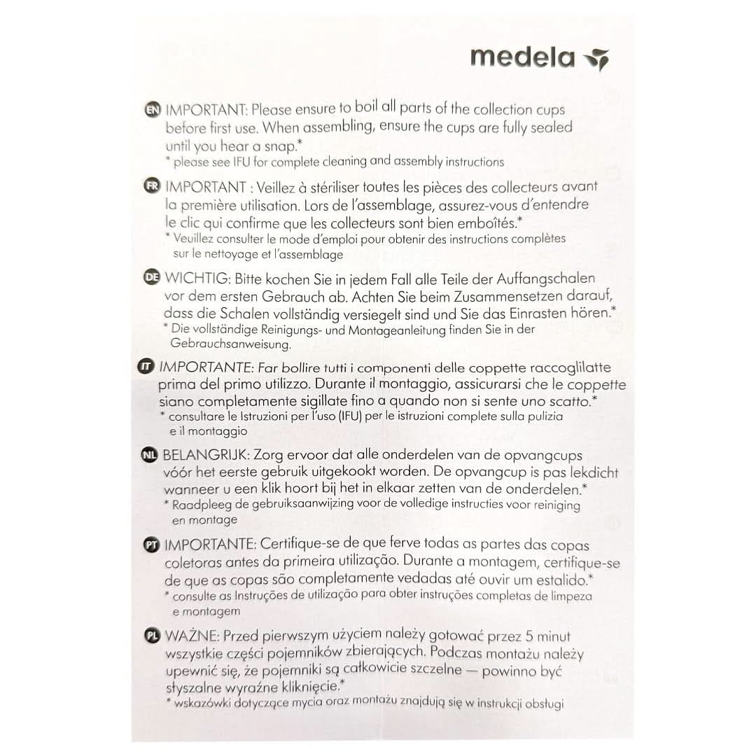 Medela borstbeschermers, zonder BPA Accessoires Voeding en borstvoeding Bebe Naty Shop