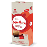 Gimoka Kaffeekapseln Espresso Intenso, Intensität 12/13-100 Kapsel - Compatibel met Nespresso* Haushalts-Espressomaschinen - 100 Stück (10 x 10 Getränke) - Hergestellt in Italien