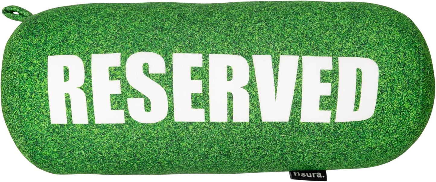 FISURA strandkussen, kleurverloop, 29 x 12 cm, ontspanningskussen, roze, origineel reiskussen, polyester campingkussen, ongemonteerd Naty Shop reiskussens gereserveerd