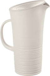 Guzzini - Tierra, Karaf met deksel - Melkwit, 18,7 x 13,4 x 10 x h26,9 cm | 1800 cc - 181701156, Bianco