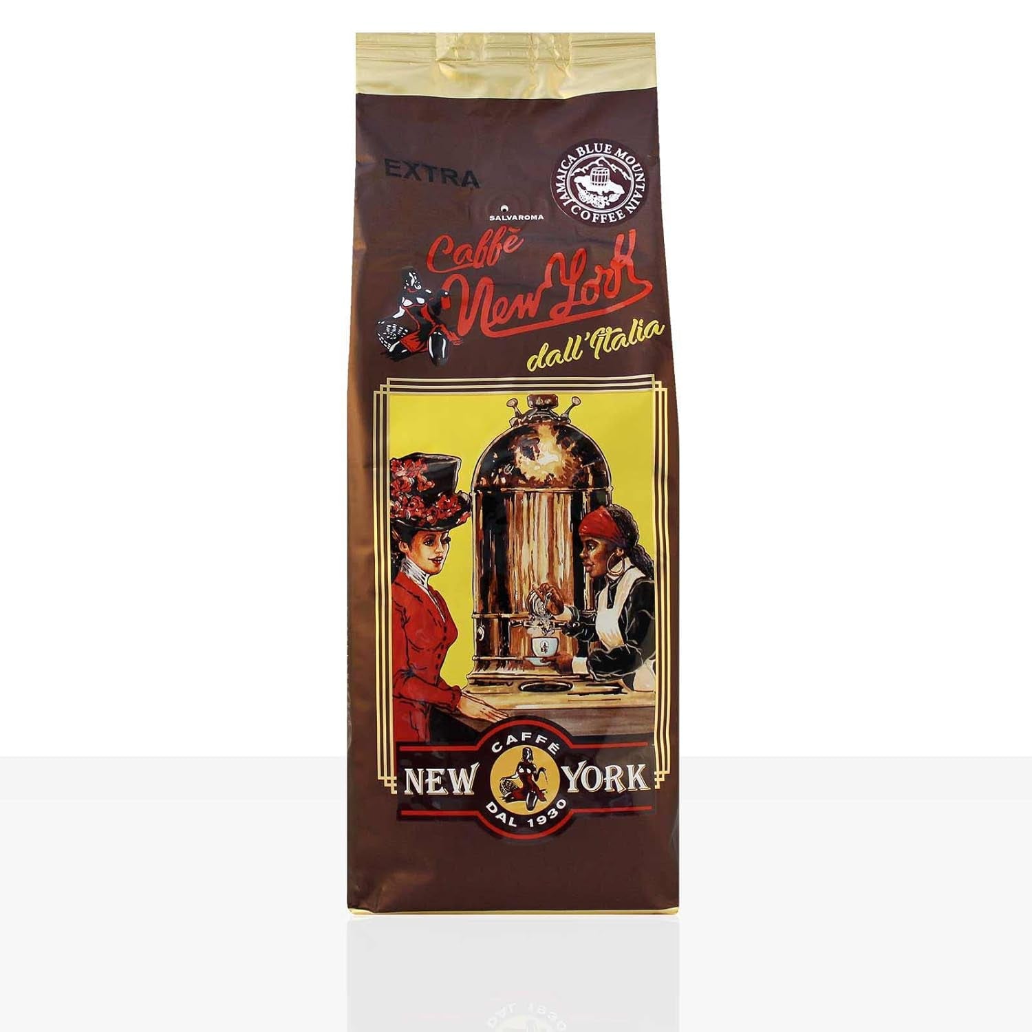 New York Caffe Extra 12 koffiebonen x 1 kg, 100% Arabica met Jamaica Blue Mountain