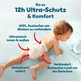 Pampers Premium Protection Broekje maat 5, 144 luiers, 11kg - 17kg, met 360° aanpassing en zachte anti-lek manchetten voor optimaal comfort en bescherming