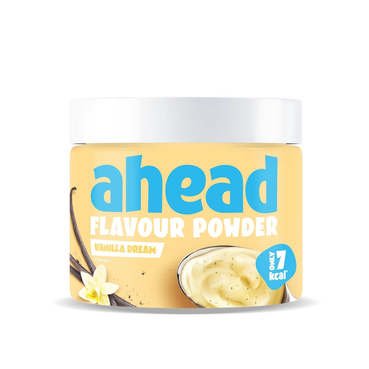 Ahead Flavour Poeder, Aardbei Chocolade 250 gram, 83 porties Flavours Naty Shop Vanille
