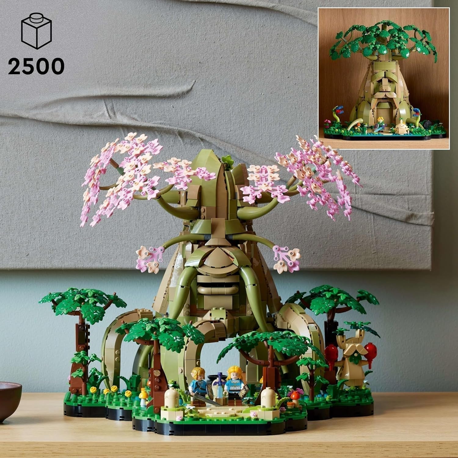 LEGO The Legend of Zelda Deku Tree 2-In-1 - verzamelstuk met prinses Zelda en 3 Link minifiguren - bouwset voor volwassenen en cadeau-idee voor videogamefans - 77092 Bouwsets Besuche den LEGO-Store