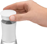 WMF Trend zout- of pepermolen 14 cm, zonder vulling, keramische molen, kunststof, glas, wit Grinders en Slicers Naty Shop