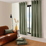 Quilt met 4 bobbels, jute, 90 X 190 Cm, klei, 2007AGCHLJT090190, 90 X 190 Cm Quilts en quilts Naty Shop Clay kleuren