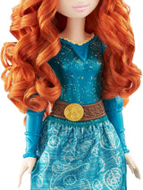 Mattel Disney Princess Toy Merida handgemaakte pop met sprankelende kleding en accessoires geïnspireerd door Disney en Pixar Movie Kids Gift HLW13