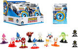 Jada Toys Sonic the Hedgehog-figuur (1X mysteriefiguur in blindpakket) - 1 verrassend verzamelfiguur uit 13 Sonic-figuren, nano-metalen figuur (ca. 4 cm) voor kinderen en fans vanaf 3 jaar, Wave 1-actiefiguren Naty Shop