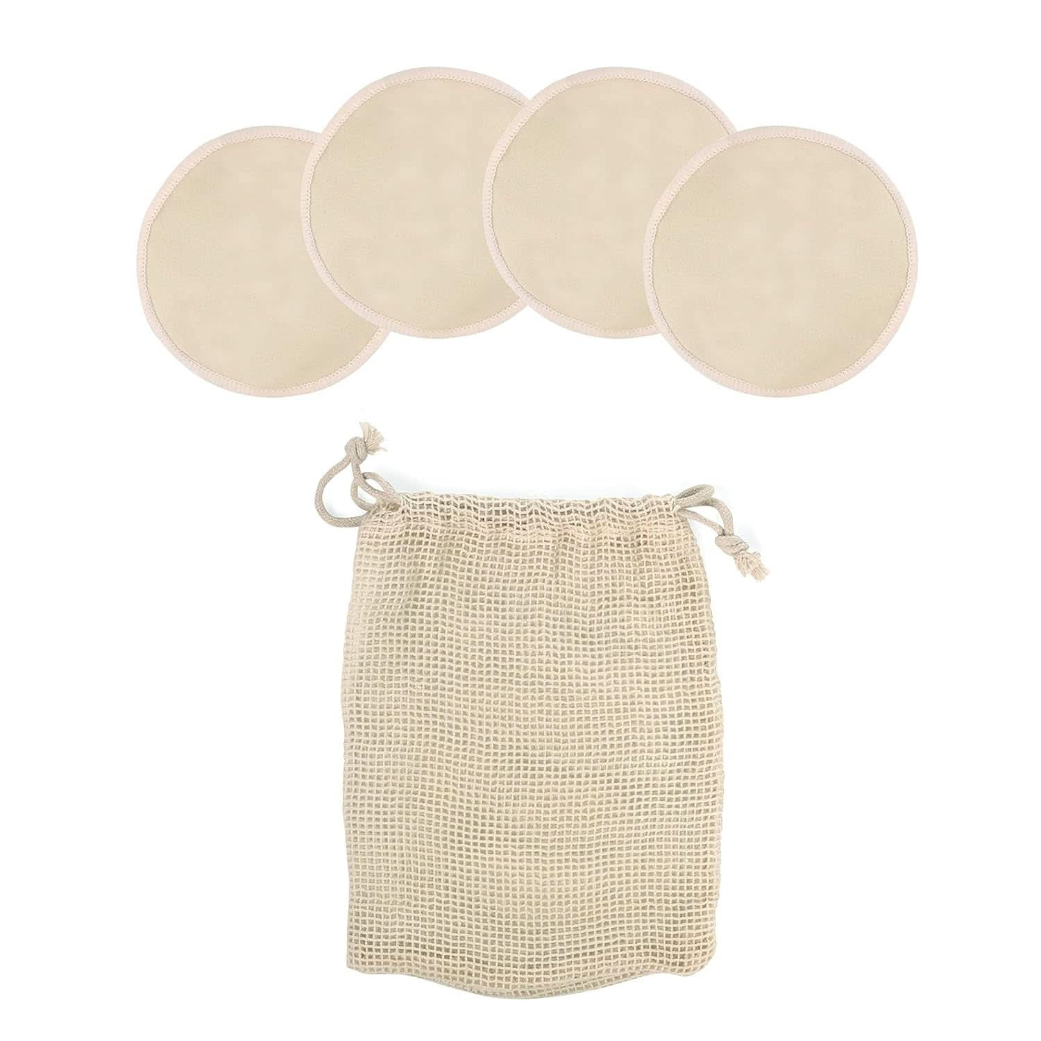 Jané zoogcompressen, wasbaar en herbruikbaar Accessoires Voeding en borstvoeding Bebe Naty Shop M 4 stuks/pak