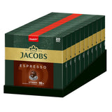 Jacobs Kaffeekapseln Espresso Intenso, Intensität 10/12, 10 x 20 Getränke, Nespresso* compatibel Kaffee Kapseln, 200 Kapseln