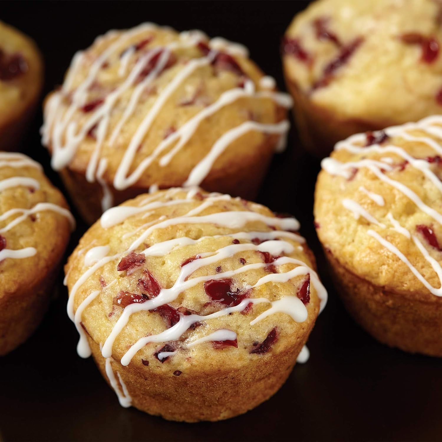 Wilton 03-3118 Cupcake-/Muffin Backform, Recept Rechts, Antihaft, 12 Vertiefungen, Grau Vormen en bakplaten Naty Shop