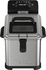 Tefal Family Pro Access 4.0L, 3000 Watt, semi-professioneel, met olie, afneembare olietank, koelzonetechnologie Apparaten Naty Shop Family Pro Digital Access 4.0L