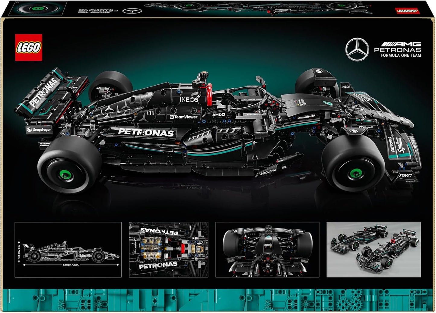 LEGO Technic Mercedes-Amg F1 W14 E prestatieset voor volwassenen, schaalmodel raceauto, verzamelobjecten voor thuis of op kantoor, Formule 1 cadeaus voor mannen, vrouwen 42171 Bouwsets Besuche in LEGO-Store