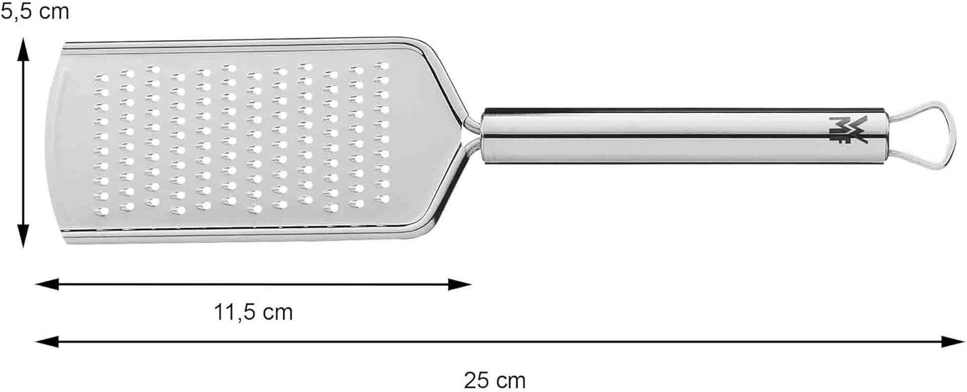WMF Profi plus RVS kaasrasp 25 cm, fijn scheeroppervlak Dunschiller Naty Shop