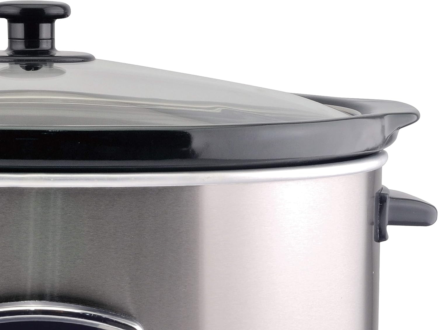 Beper BC.510 Slowcooker, 280 W, 4,5 liter, keramisch glas, zwart en staal Slowcooker Naty Shop