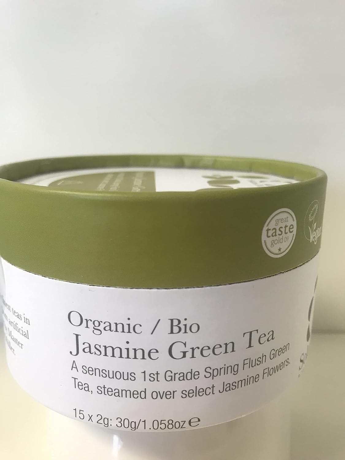 Biologische jasmijn groene thee 15 zijden theezakjes 1 pakje (1 x 30 g)