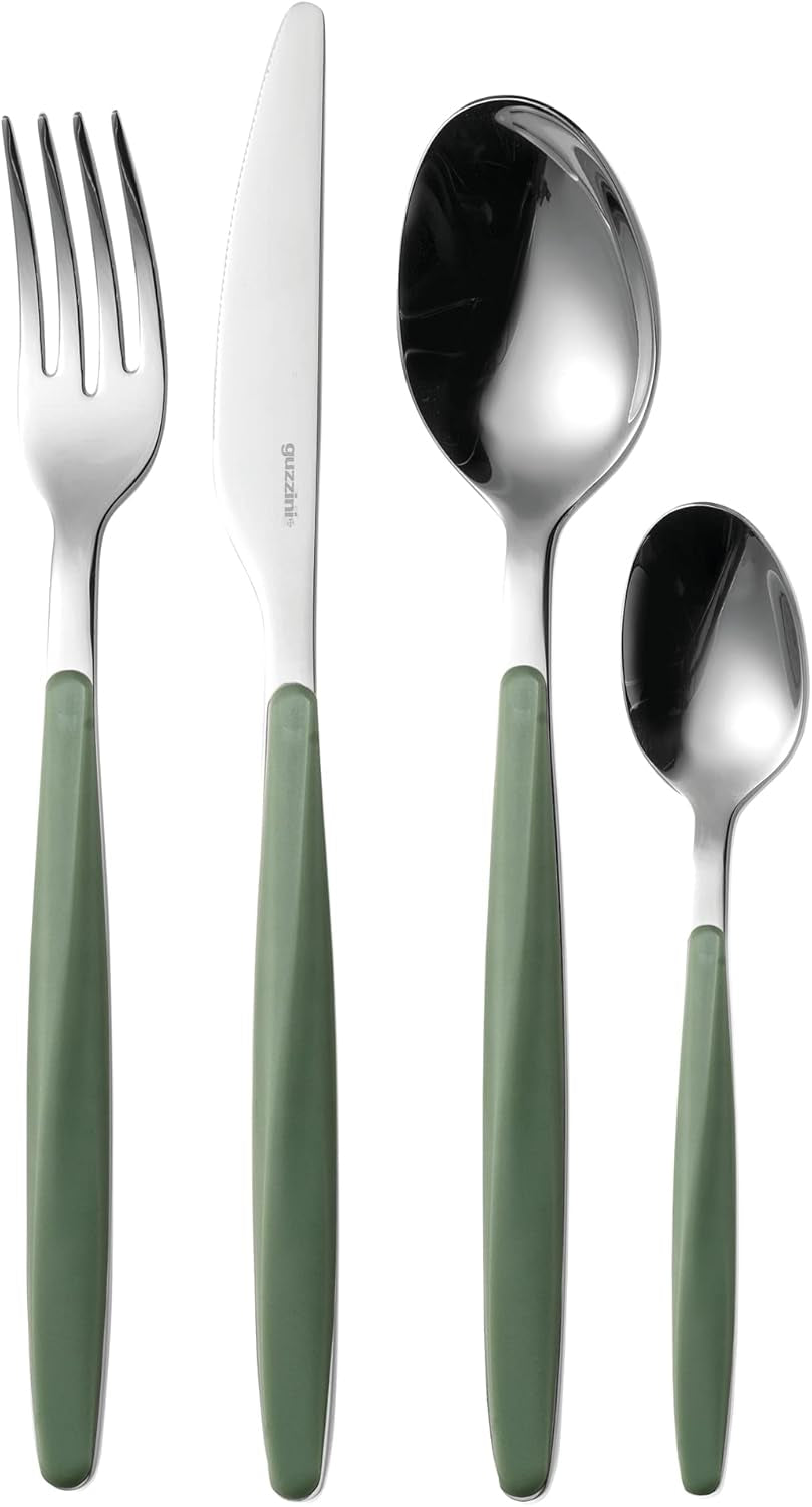 Guzzini - My Fusion, 24-delige bestekset - Olijfgroen Kitchen Naty Shop