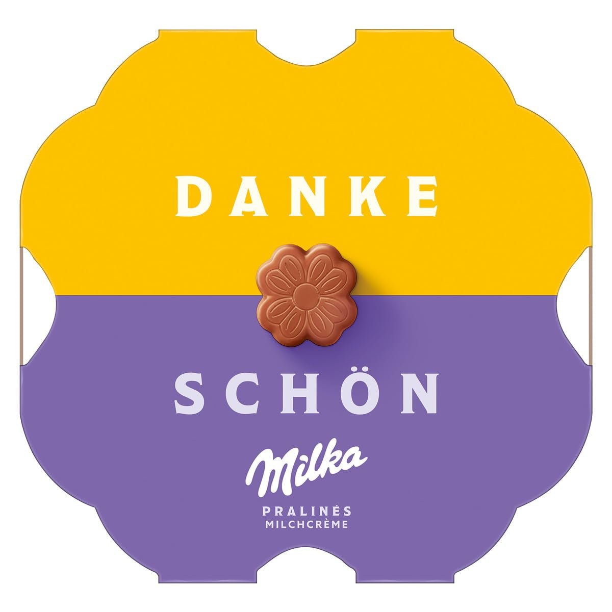 Praline Milka Little Thank You – Alpenmelkchocolade met fijne melkroomvulling – 12 x 44 g