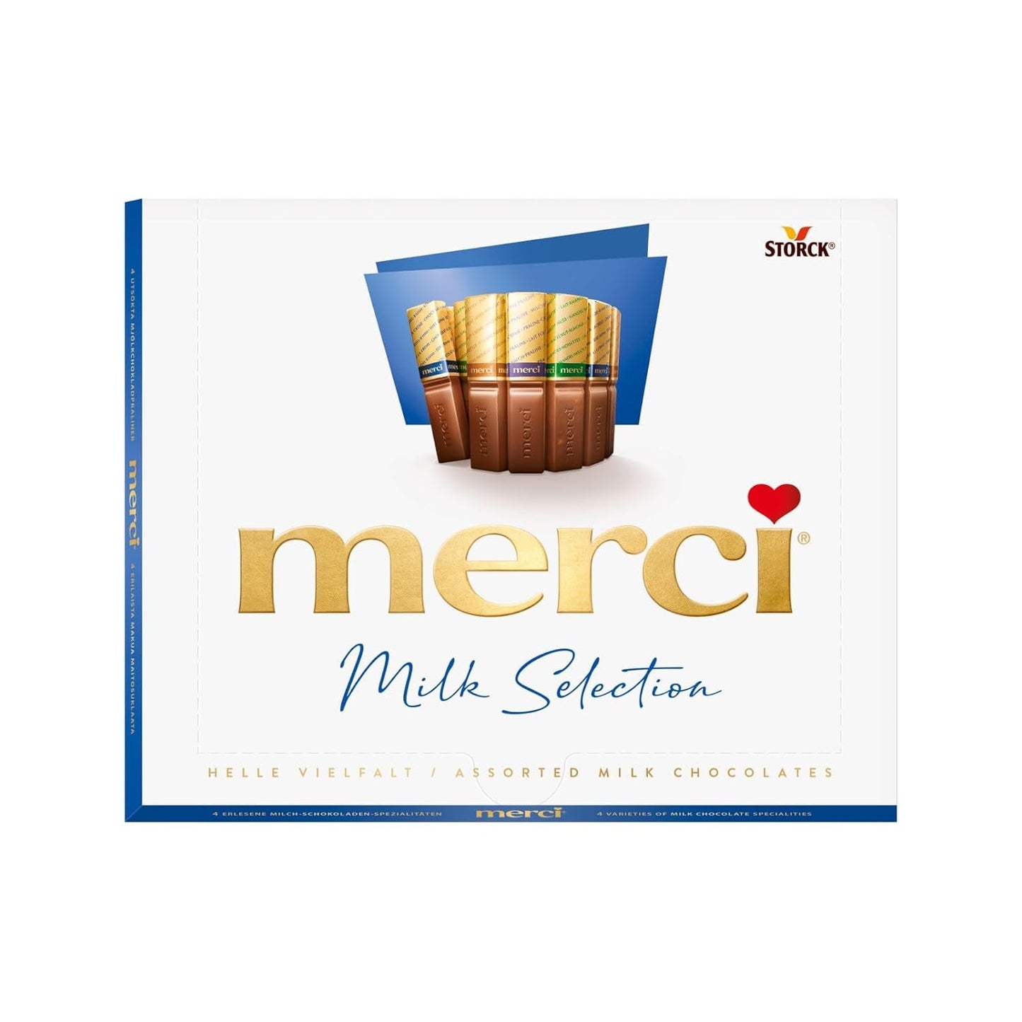 merci Finest Selection Mousse au Chocolat Variatie – 1 x 210 g – Specialiteiten Exquise chocolademousse – Gevulde en ongevulde pralines