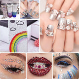 5600 Stück Strasssteine ​​​​Nägel Nail Art, 36 Farben Glitzersteine, Dekorationen Nagelsteine ​​​​Für Nagelkunst, Einschließlich Wachsstift Für Strasssteine ​​en Strass-Picker