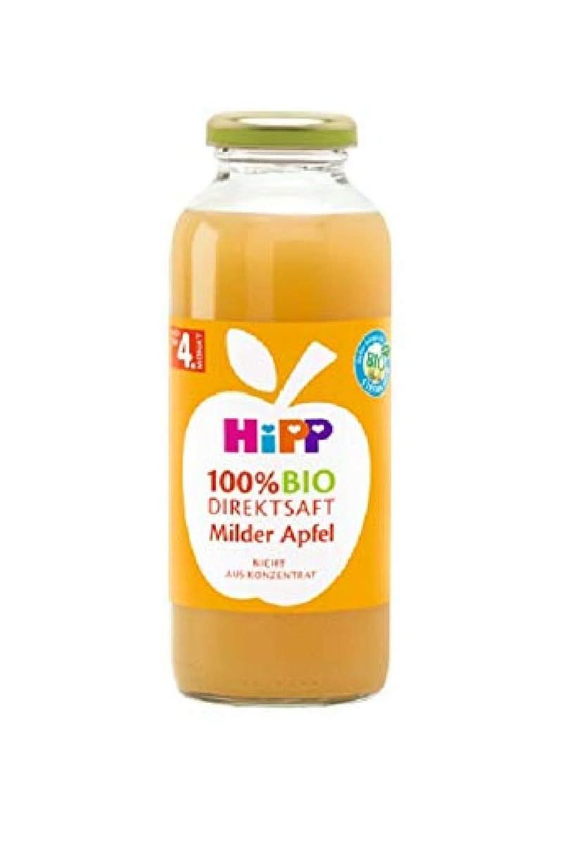 Hipp 100% biologische sappen, multifruit met wortel, verpakking van 6 (6 x 330 ml) Naty Shop 6 x 330 ml Appels