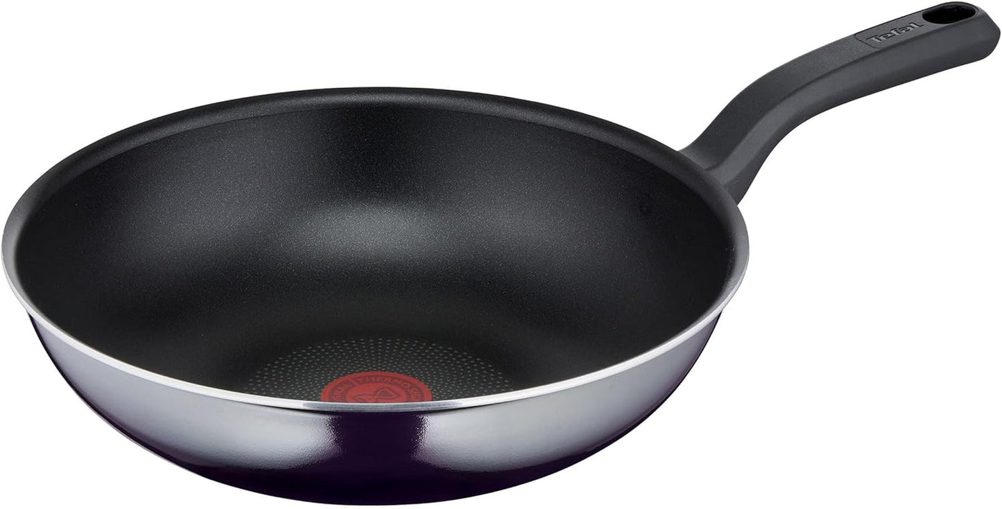 Tefal D52606 Resist, titanium antiaanbaklaag Potten en pannen Naty Shop 28 Cm / Wok