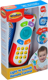 winfun 44722 Geen karakter Mijn eerste controller met geluiden, Veelkleurig, S Babyspeelgoed Naty Shop