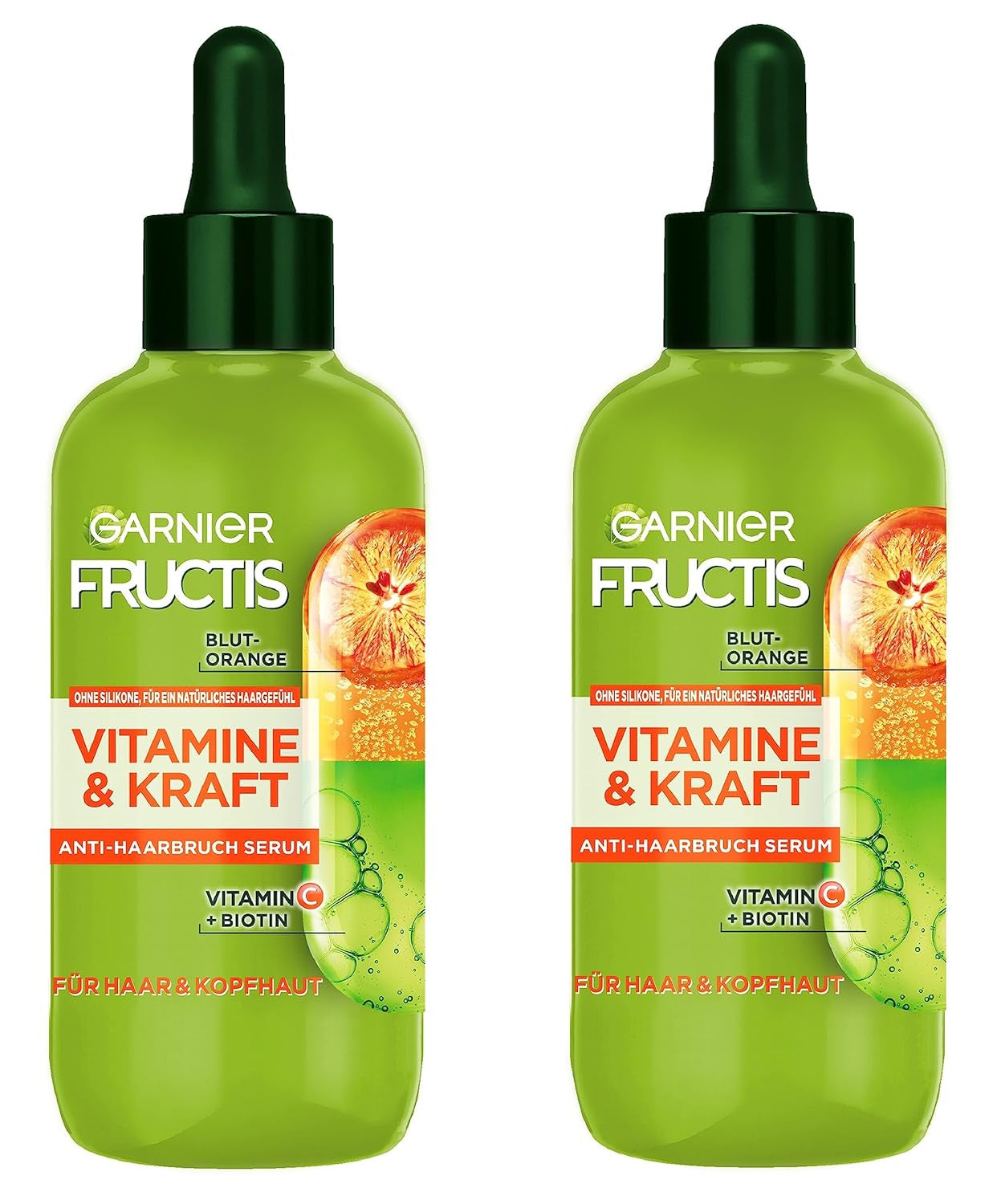 Garnier, Versterkend serum voor dun haar en hoofdhuid, effectief tegen haaruitval, 2 x 125 ml Haarverzorging Garnier Standaardtitel