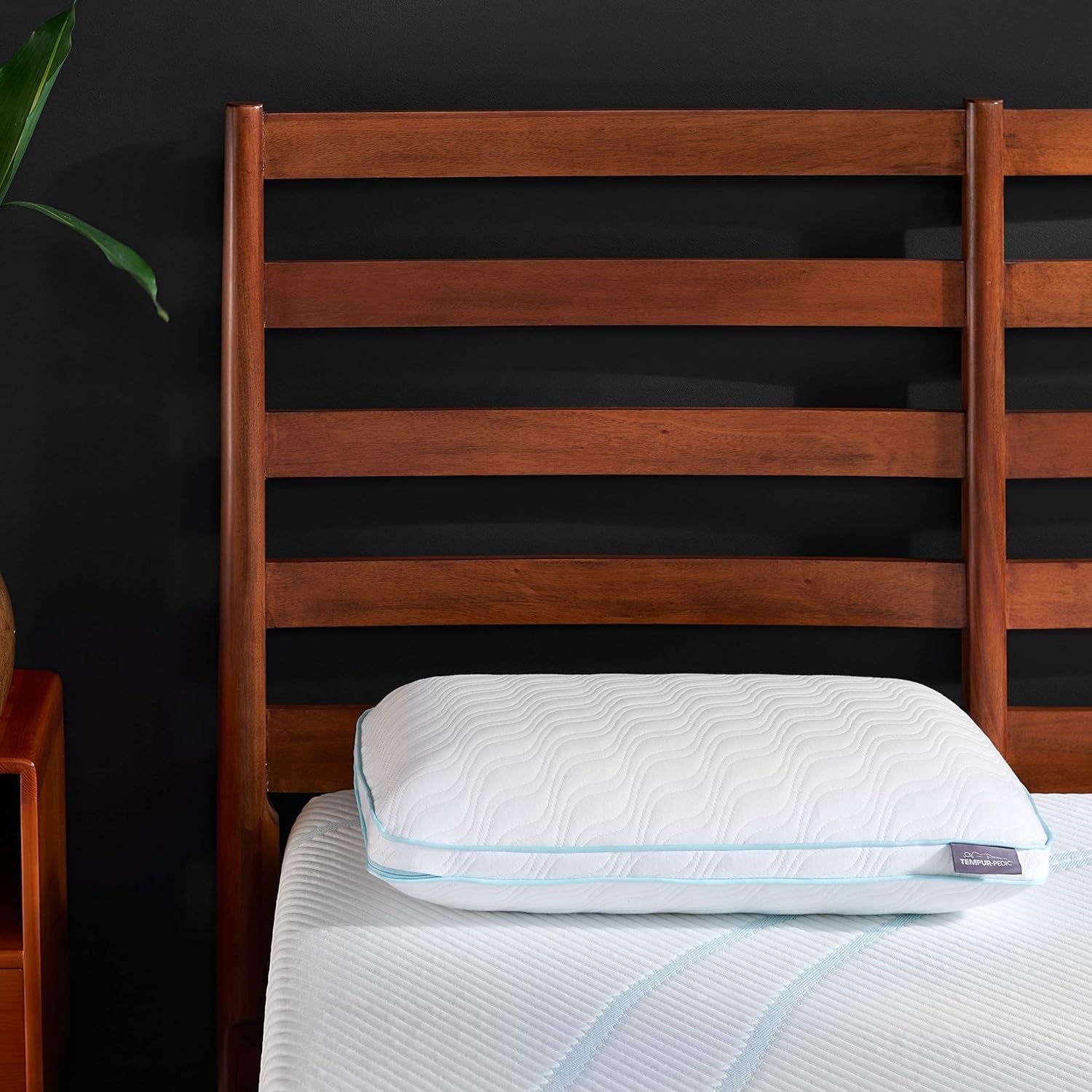 TEMPUR-PEDIC Tempur-Cloud Prohi-kussen, traagschuim, wit/weelderige tuin, koning Naty Shop standaardkussens hoge koning