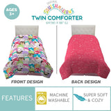 Franco Squishmallows beddengoed, zachte microvezel, voor tweepersoonsbedden Dekbedden en dekbedden Naty Shop