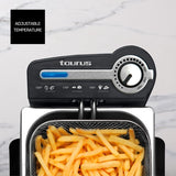 Taurus Professional 2 plus - Oliefriteuse, 2 liter, 1700 W, 18/8 roestvrij staal Apparaten Naty Shop