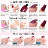 Lichtroze zelfklevende Franse nagels - 32 stuks lijm op Franse nagels - vierkante korte kunstnagels - ademende lijm op kunstnagels - volledige dekking kunstnagels voor dames (lichtroze)