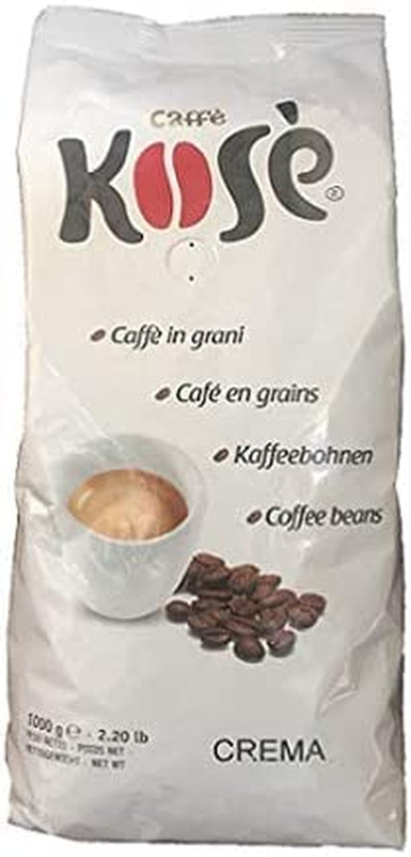 Kosé koffiebonen 1000g - 6 stuks per doos