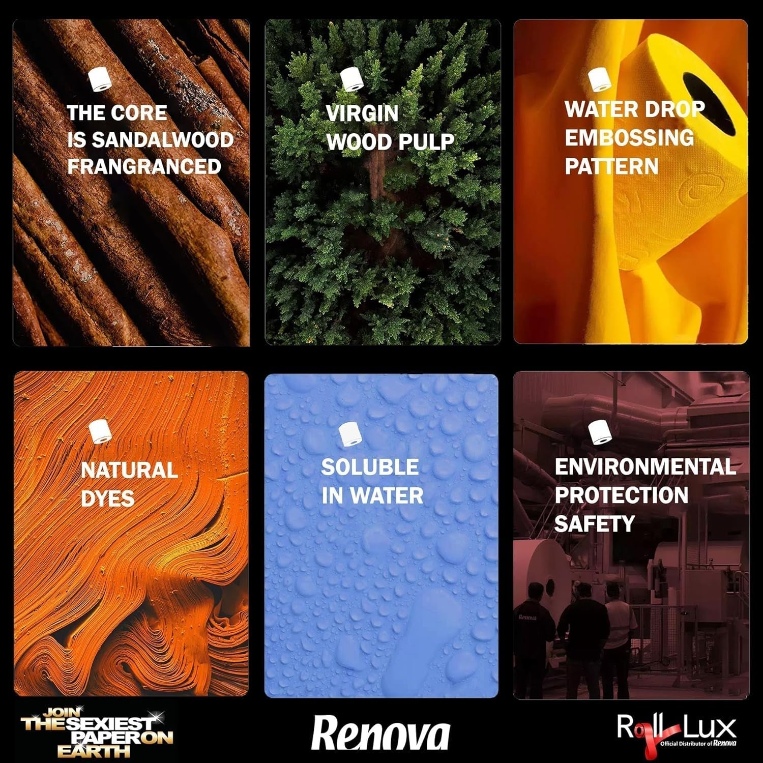 RENOVA toiletpapier, blauw, geschenkverpakking, 2 rollen (200064206)